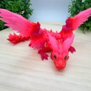Kristalldrache – Glühendes Pink